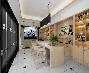 New Chinese Style Wine Cellar/Wine Tasting Room-ID:595367915