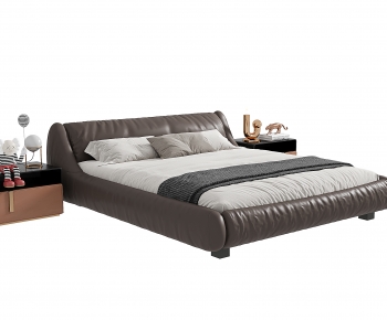 Modern Double Bed-ID:367716071