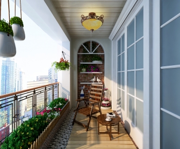 American Style Balcony-ID:583019362