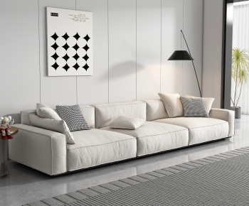 Modern Three-seat Sofa-ID:749144081