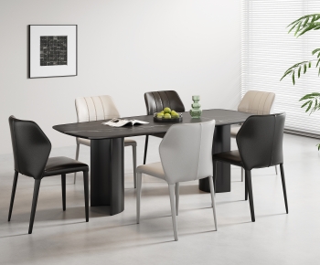 Modern Dining Table And Chairs-ID:523546939