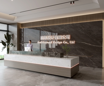 Modern Office Reception Desk-ID:949479103