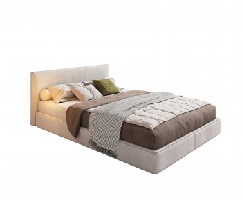 Modern Single Bed-ID:349314936