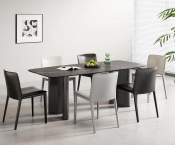 Modern Dining Table And Chairs-ID:825699091