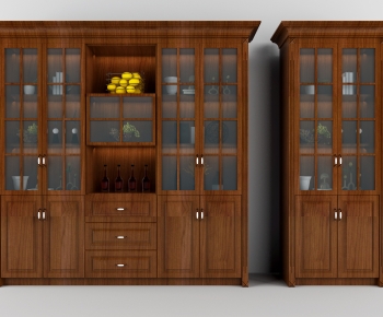 Simple European Style Wine Cabinet-ID:818089966