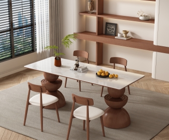 Modern Dining Table And Chairs-ID:286448009