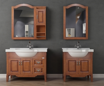 European Style Bathroom Cabinet-ID:728071936