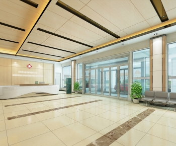 Modern Hospital Hall-ID:978220944