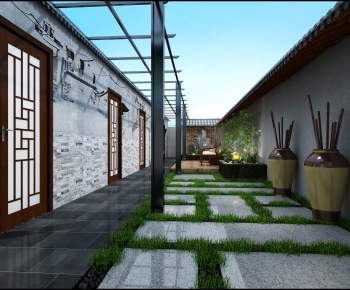 Modern Courtyard/landscape-ID:504136098