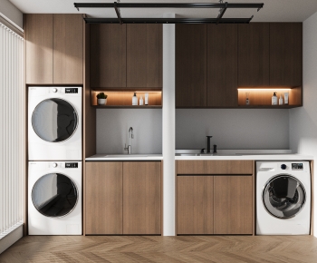 Modern Balcony Laundry Room-ID:623145102