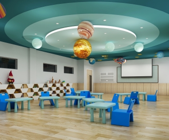 Modern Kindergarten Classrooms-ID:392318018