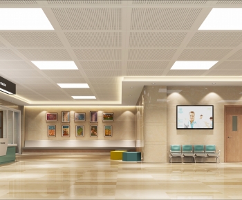 Modern Hospital Hall-ID:629369029