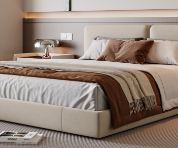 Modern Double Bed-ID:254533053