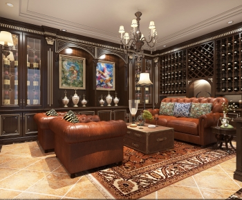 American Style Wine Cellar/Wine Tasting Room-ID:737829926