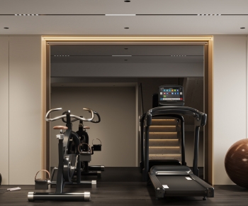 Modern Home Fitness Room-ID:390049932