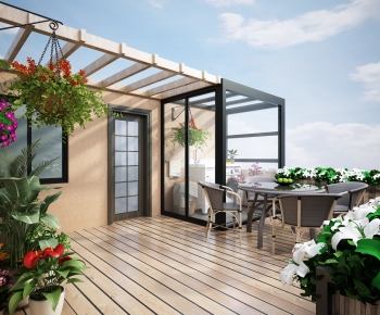 Modern Balcony-ID:778780941