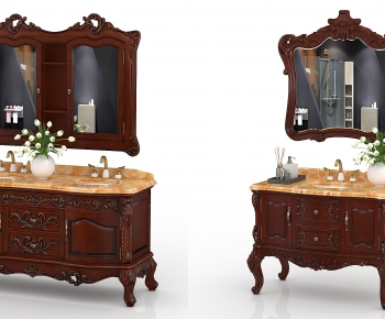 European Style Bathroom Cabinet-ID:283612017