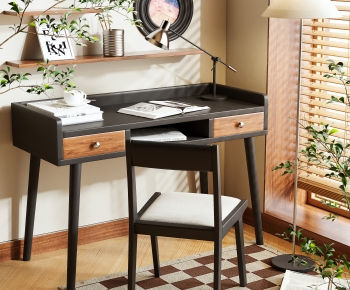 Modern Computer Desk And Chair-ID:844307902