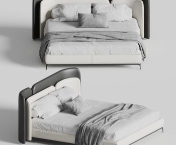 Modern Double Bed-ID:759371043