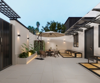 Modern Courtyard/landscape-ID:886629103