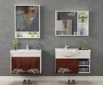 Modern Bathroom Cabinet-ID:850599054