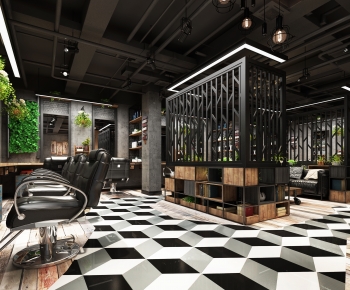 Industrial Style Barbershop-ID:335614928