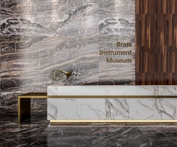 Modern Reception Desk-ID:459146029