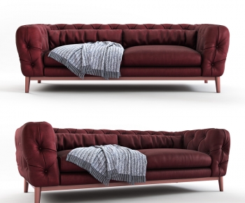 Simple European Style A Sofa For Two-ID:109760058