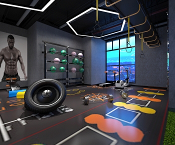 Industrial Style Gym-ID:938406943