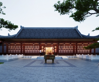 Chinese Style Buddhist Temples-ID:969721083