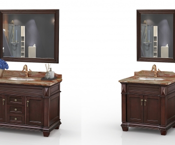 European Style Bathroom Cabinet-ID:512403965