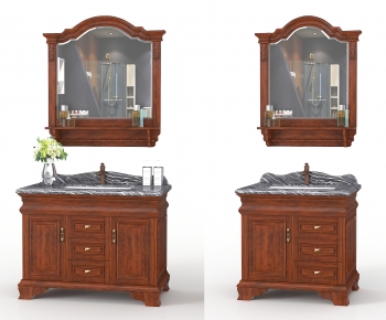 European Style Bathroom Cabinet-ID:258066895