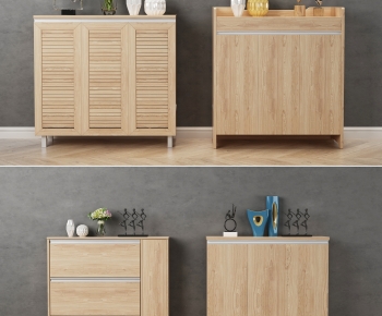 Nordic Style Shoe Cabinet-ID:841200474