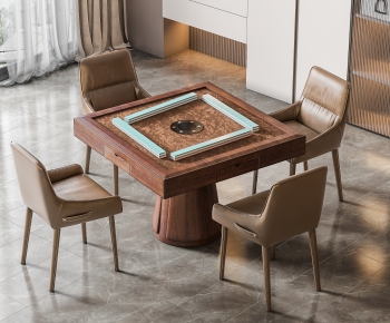 Modern Mahjong Tables And Chairs-ID:745549921