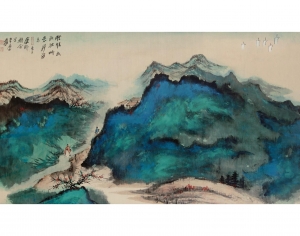 新中式水墨山水画-ID:949270018