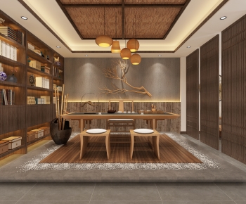 New Chinese Style Tea House-ID:846585046