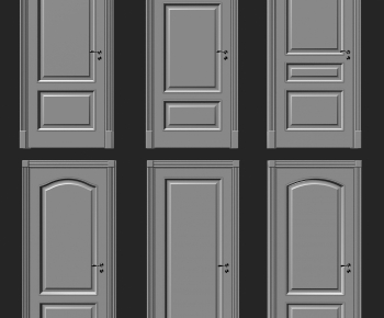 Simple European Style Single Door-ID:608877907