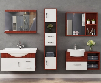 Modern Bathroom Cabinet-ID:883090028