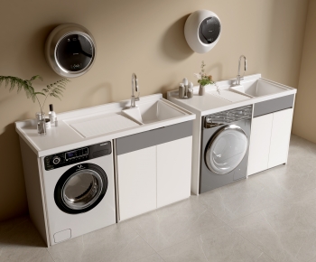 Modern Laundry Cabinet-ID:457834012