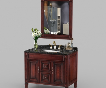 American Style Bathroom Cabinet-ID:910001991