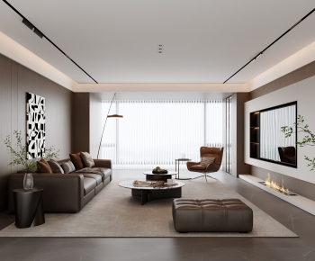 Modern A Living Room-ID:944124943