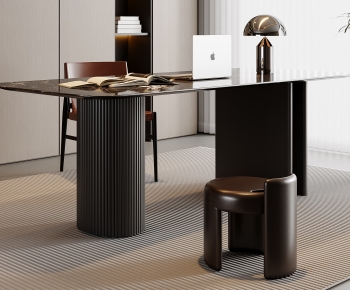 Modern Computer Desk And Chair-ID:892092946