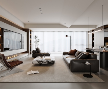 Modern A Living Room-ID:965023999