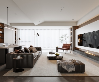 Modern A Living Room-ID:134170066