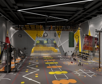 Industrial Style Gym-ID:409905914