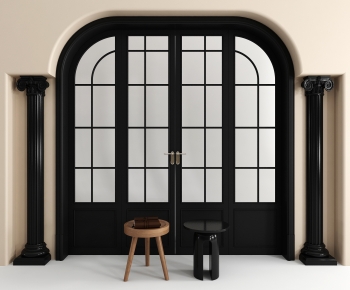 French Style Double Door-ID:662985092