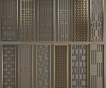 Modern Metal Screen Partition-ID:939918991