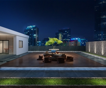 New Chinese Style Courtyard/landscape-ID:760660227