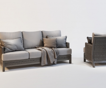 Modern Three-seat Sofa-ID:142123944