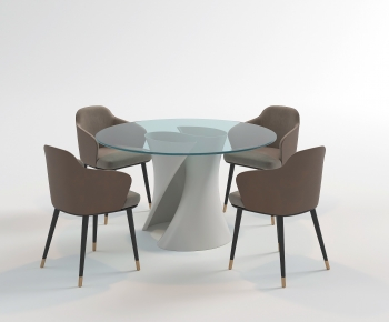 Modern Dining Table And Chairs-ID:644454001